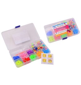Loom Bandjes Set in Opbergdoos 19x12,5x2 cm
