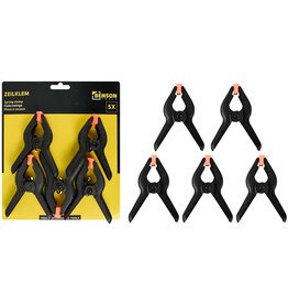 Zeilklem 7,5cm met Antislip Handvatten set a 5 stuks