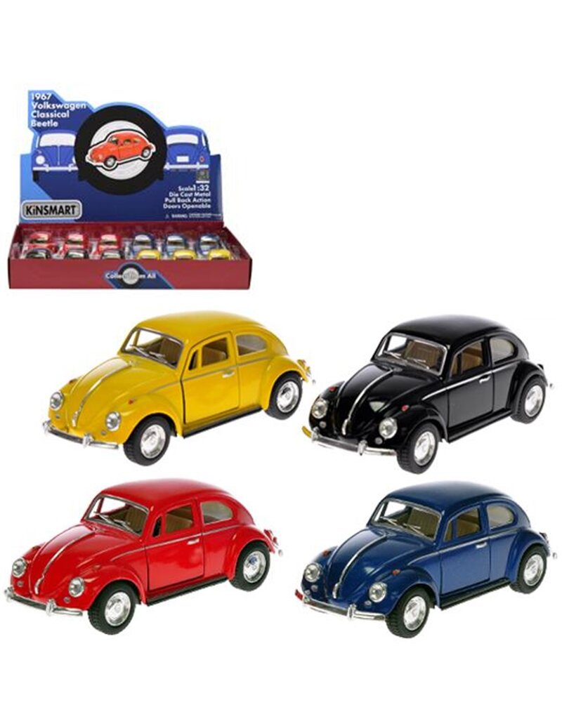 DieCast VW Classical Beetle 1:32 assorti kleur
