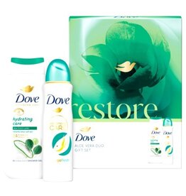 Dove Restore Aloe Vera Giftset; Douche 225ml en Deo 150ml