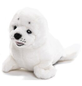 Pluche Zeehond Wit 31cm