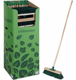 Bezem Harde Borstelharen 40cm met Steel 120cm