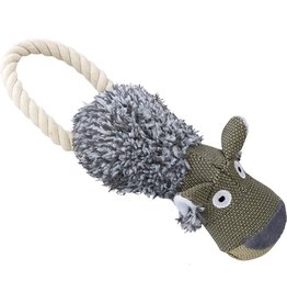 Hondenspeeltje Wolf met piep 30cm