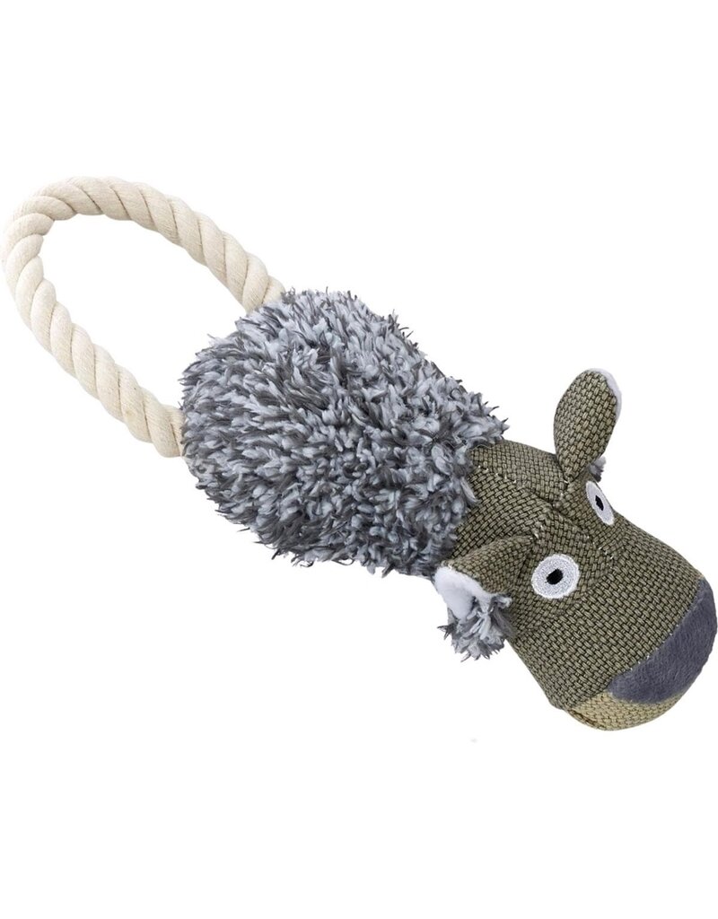 Hondenspeeltje Wolf met piep 30cm