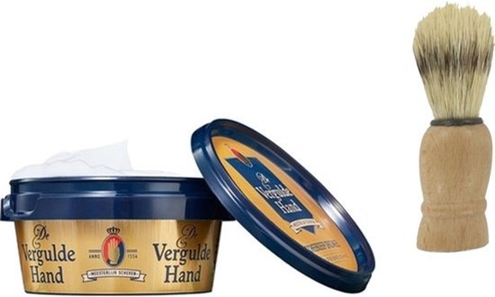 Vergulde Hand ScheerTablet 75gr.