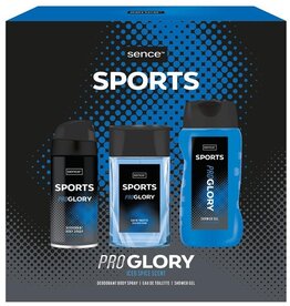 Sence Sports Men Giftset; Edt100ml, Douche 240ml & Deo 150ml