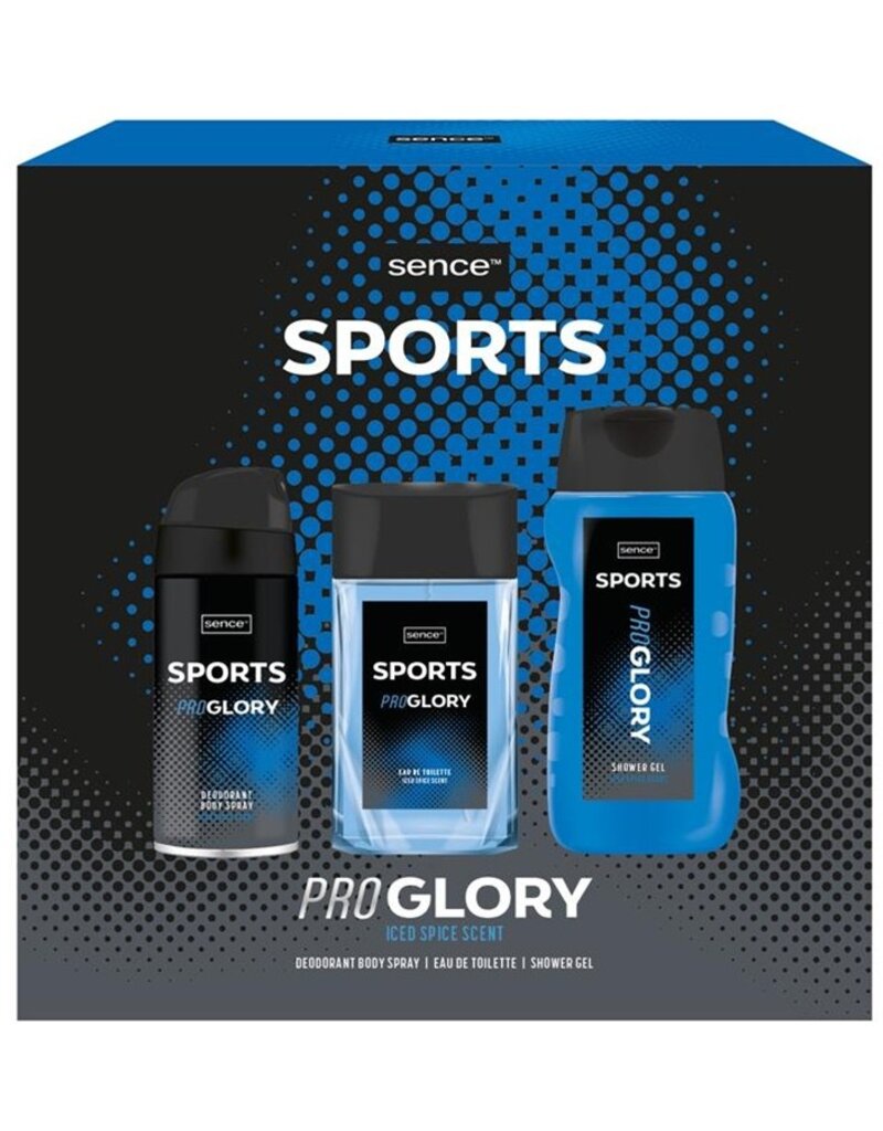 Sence Sports Men Giftset; Edt100ml, Douche 240ml & Deo 150ml