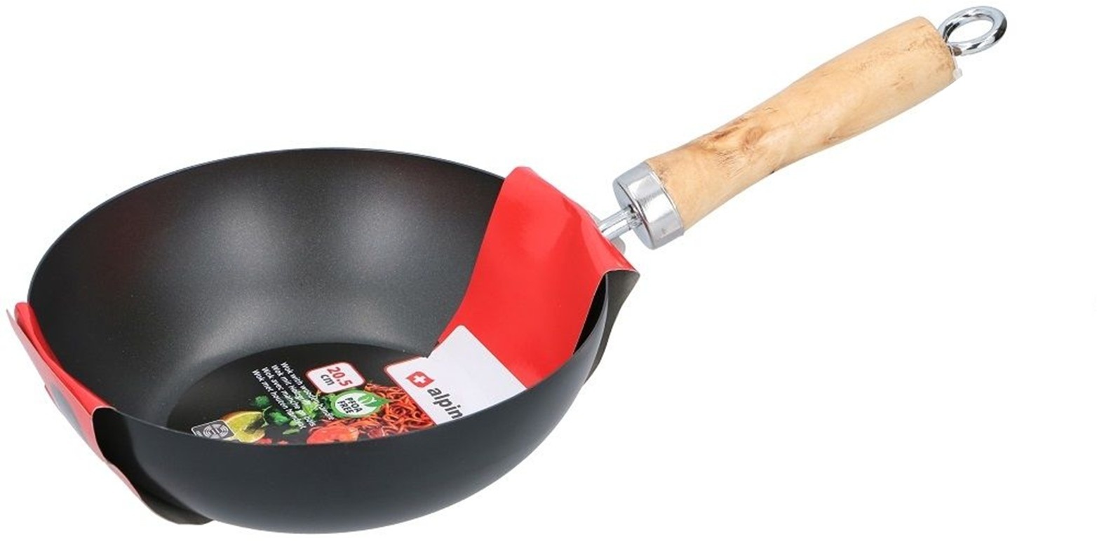 Alpina Wok Houten Handvat Ø20,5x6cm, foto 2 van 2