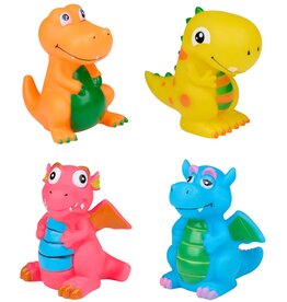 Hondenspeelgoed Dinosaurus 12x8x8cm 4 assorti