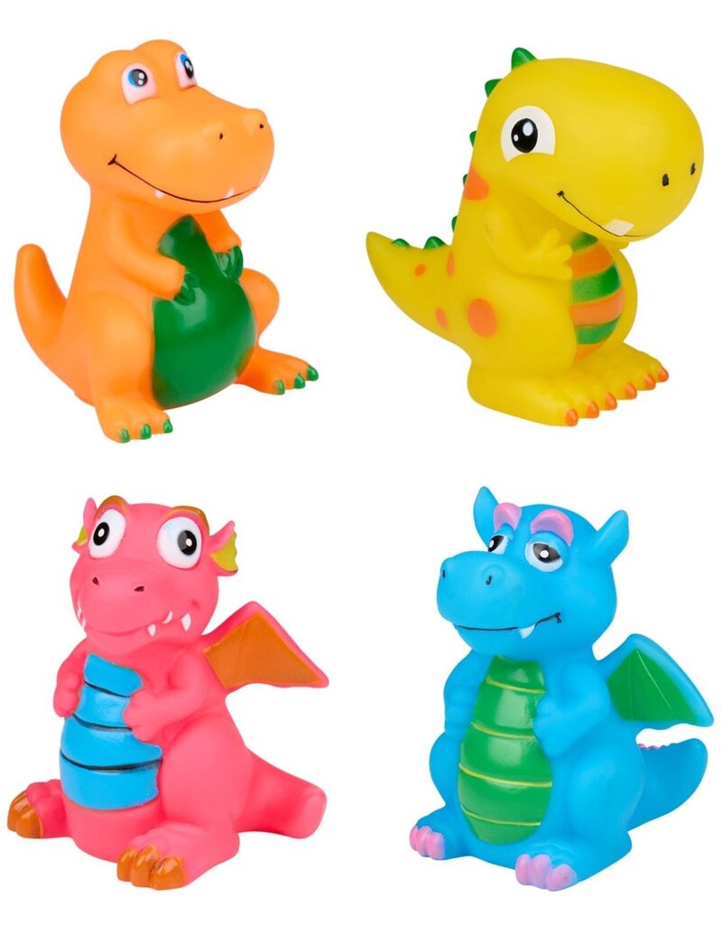 Hondenspeelgoed Dinosaurus 12x8x8cm 4 assorti