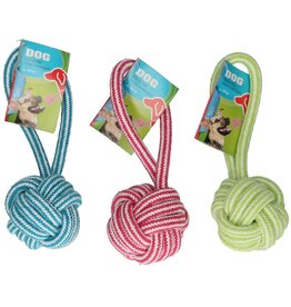 Honden Speeltouw 21x6,5cm 3 assorti kleur
