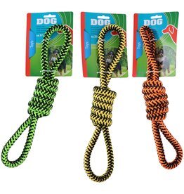 Honden Speeltouw 37cm 3 assorti kleur