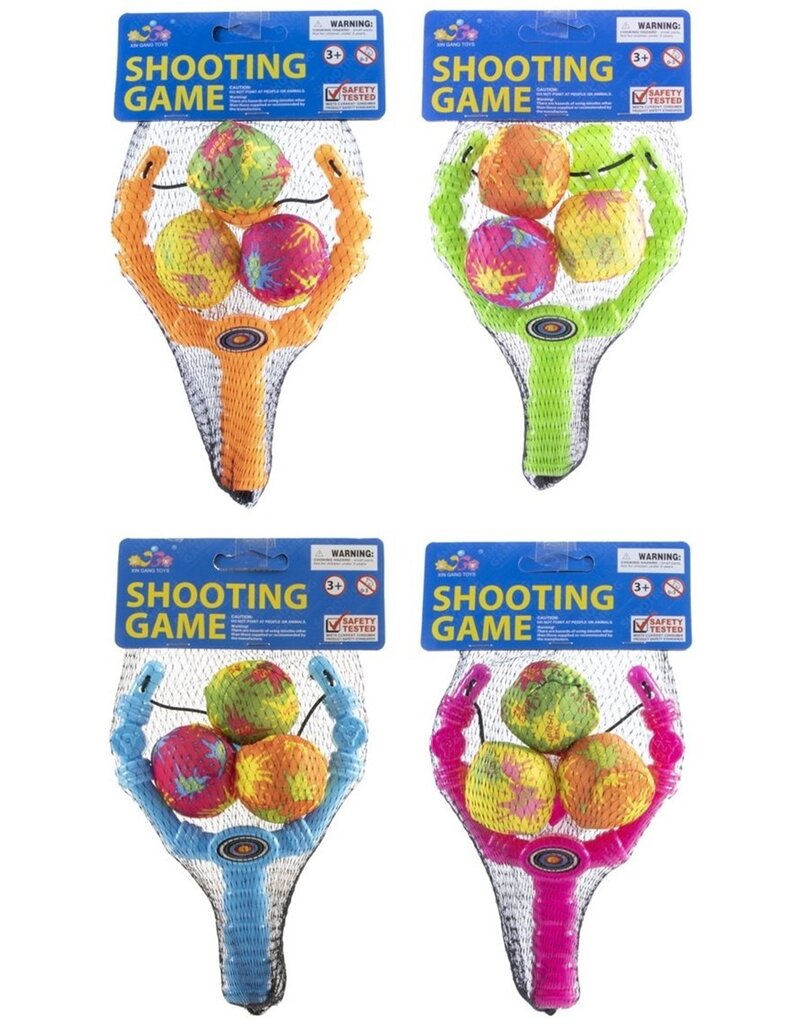 Waterbal Shooter 20cm met 3 ballen 4 assorti kleur