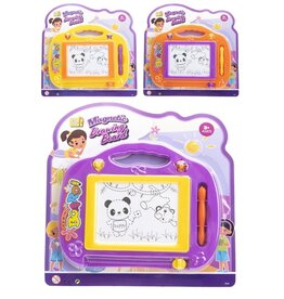 Magnetisch Tekenbord 23,5x18,5cm. 3 assorti kleur