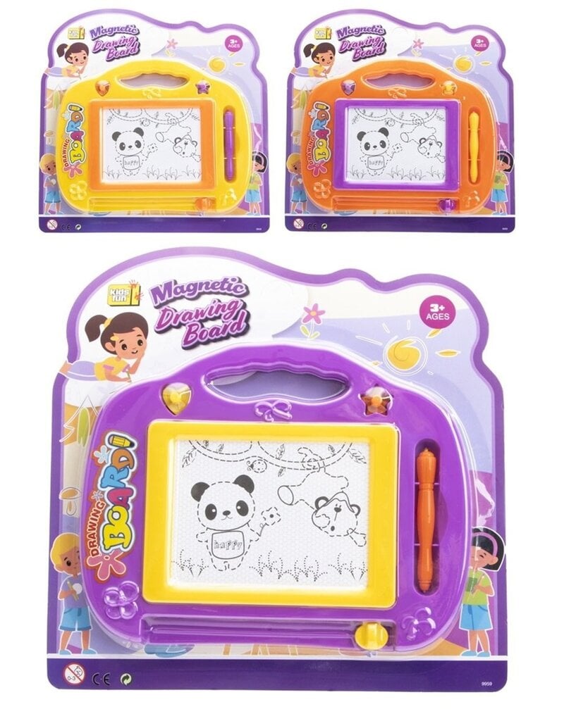 Magnetisch Tekenbord 24cm. 3 assorti kleur