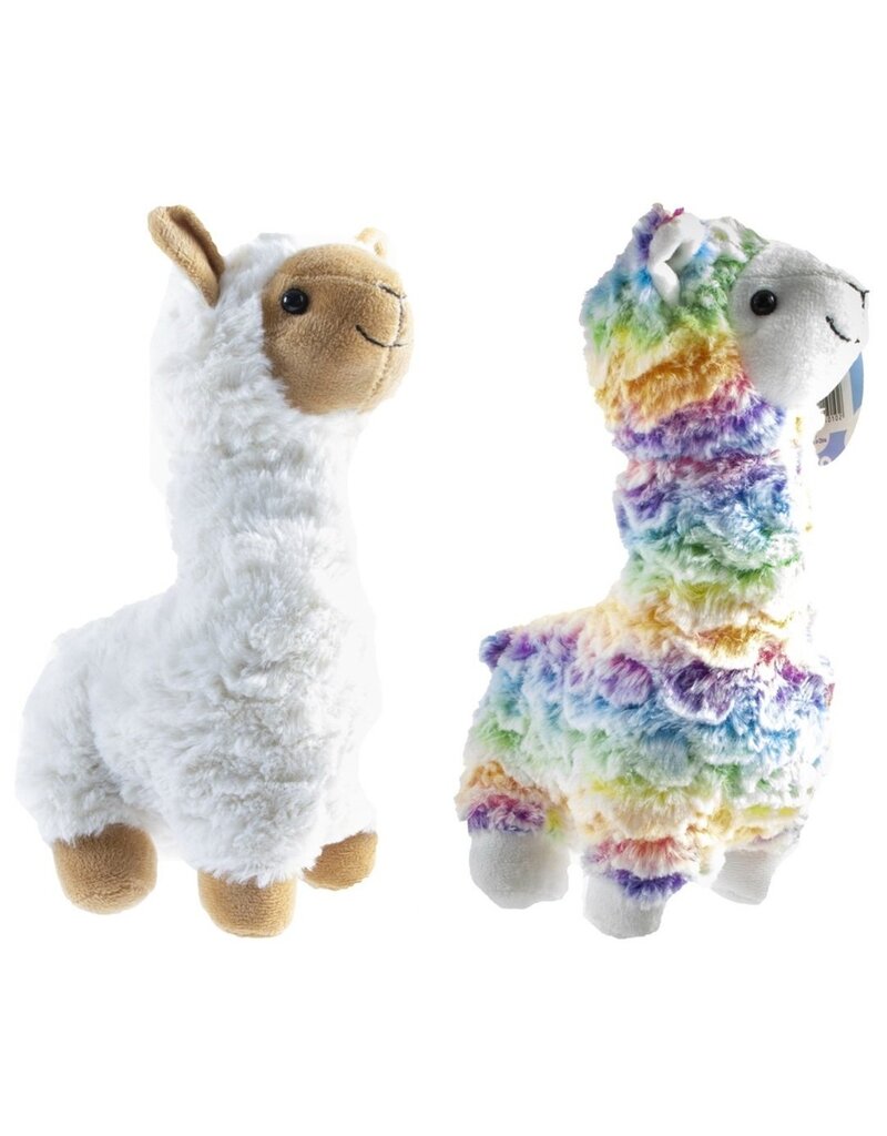 Pluche Lama 28cm 2 assorti kleur