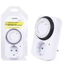 Tijdklok/Tijdschakelaar voor Binnen 24 uurs