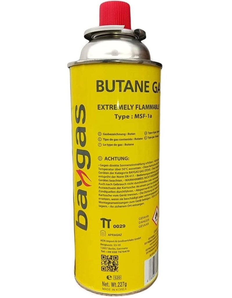 Butane Gasbus Navulling Kooktoestel 227 gram