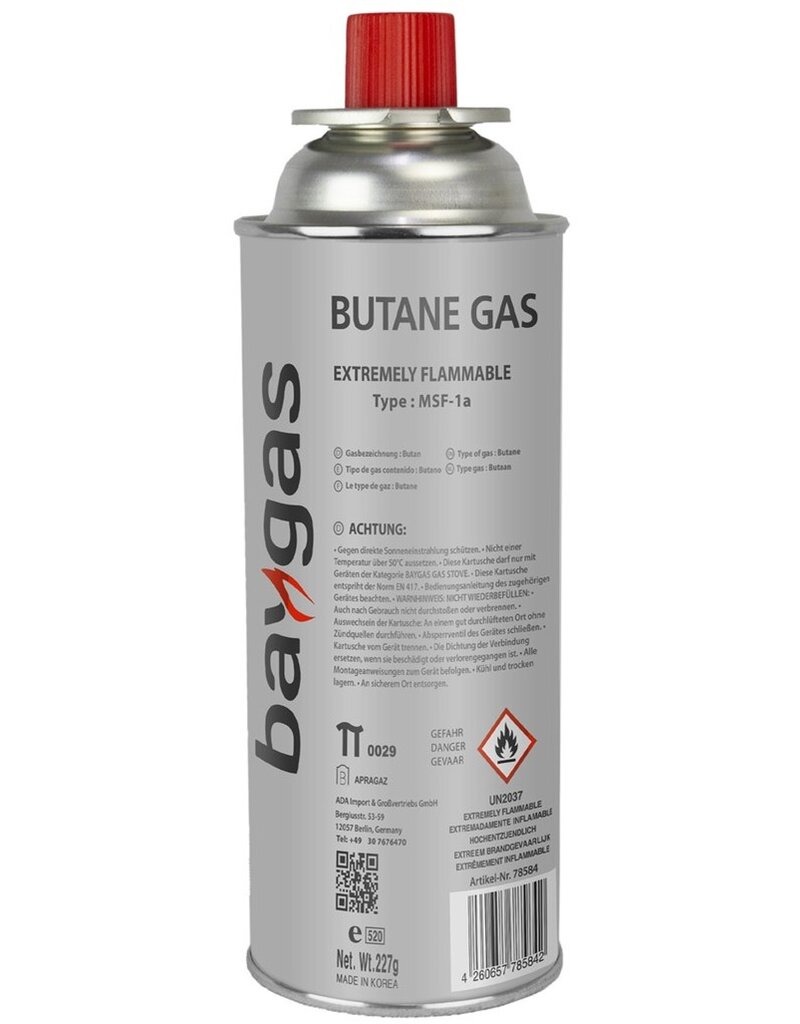 Butane Gasbus Navulling Kooktoestel 227 gram