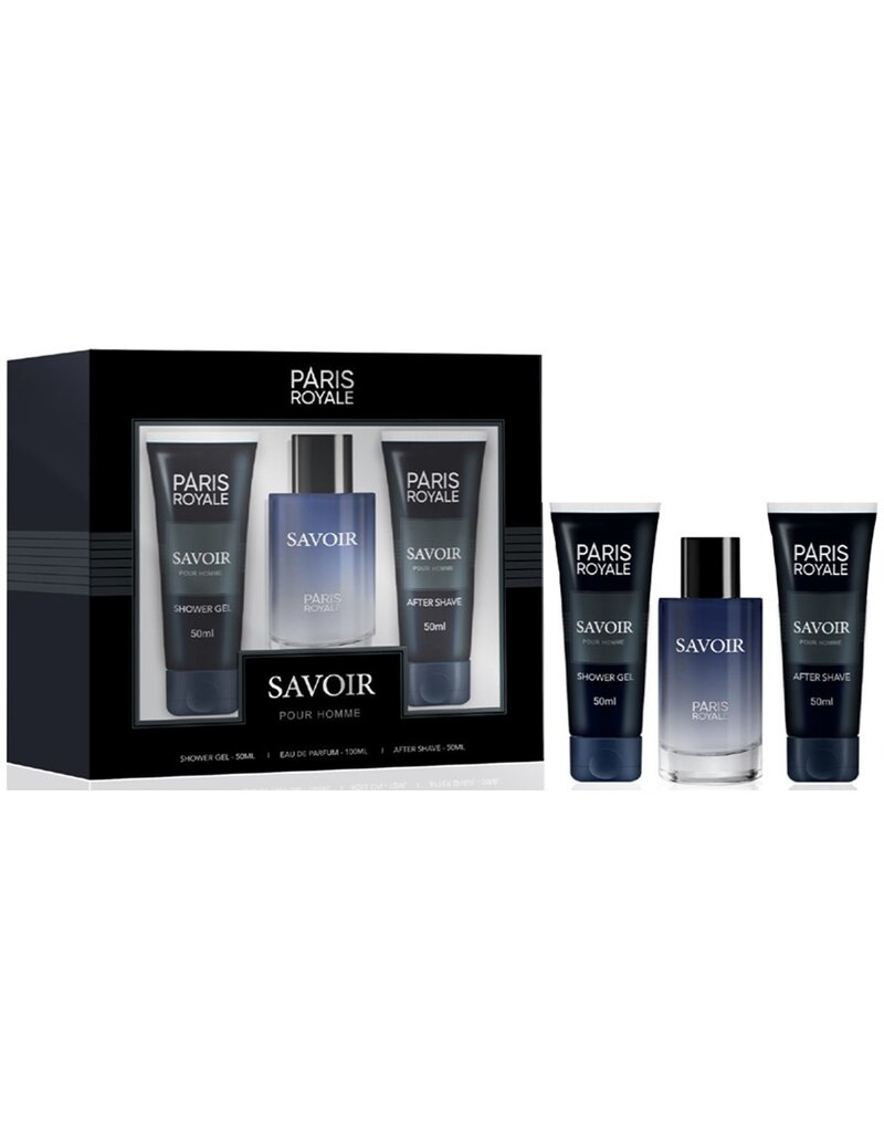 Paris Royale Savior Giftset;Edt100ml,Douche 50ml &Asbalm50ml