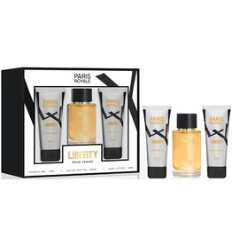 Paris Royale Liberty Giftset;Edp100ml,Douche50ml & Bodyl50ml