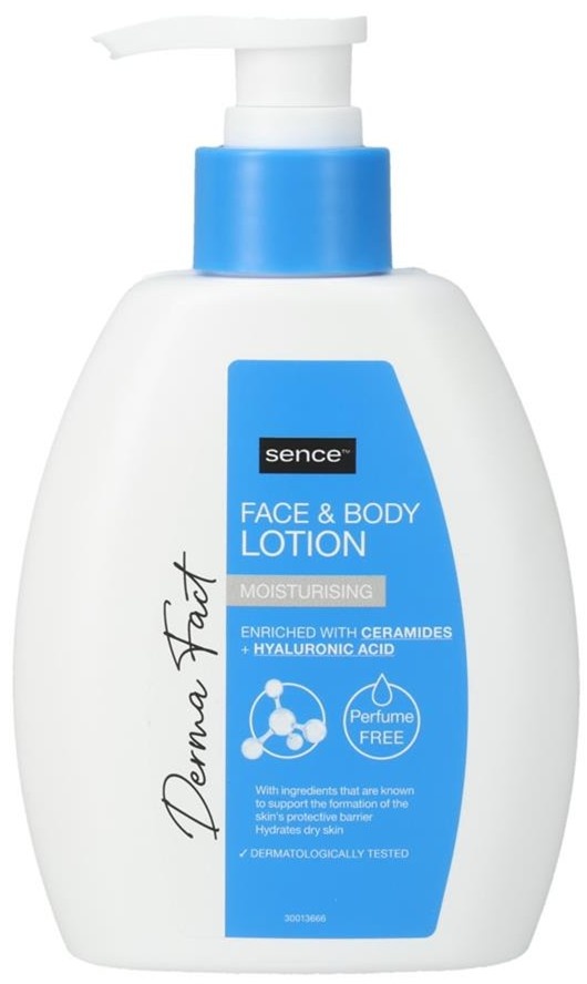 Sence Derma Face & Body Lotion Moisturising Pomp 250ml