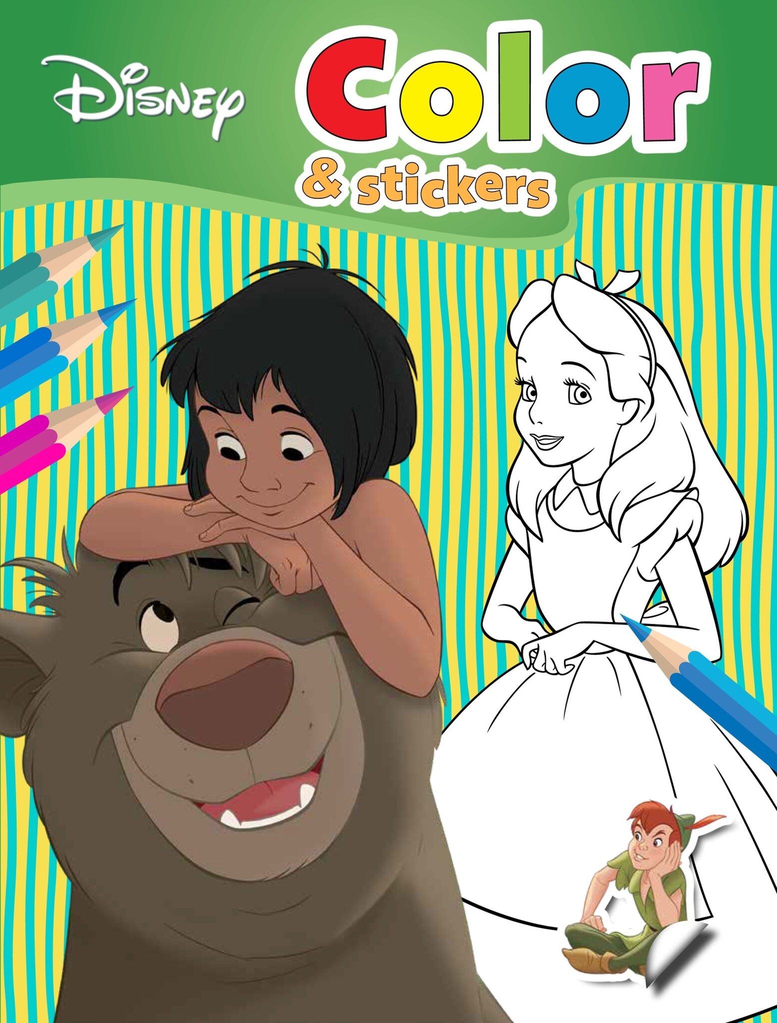 Walt Disney Kleurboek met stickers A4 32 pagina's 8 assorti, foto 4 van 6