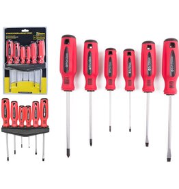 Schroevendraaier Set Profi in Rekje 6 delig