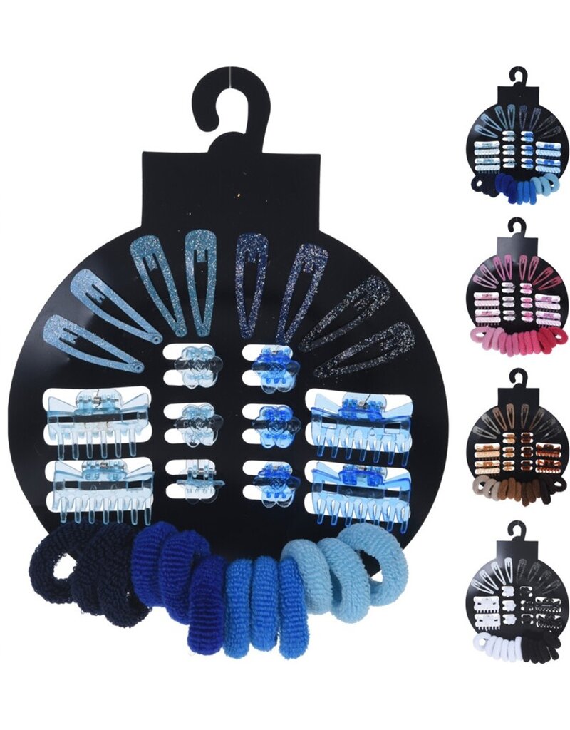 Haaraccessoiresset 30 delig 4 assorti kleur