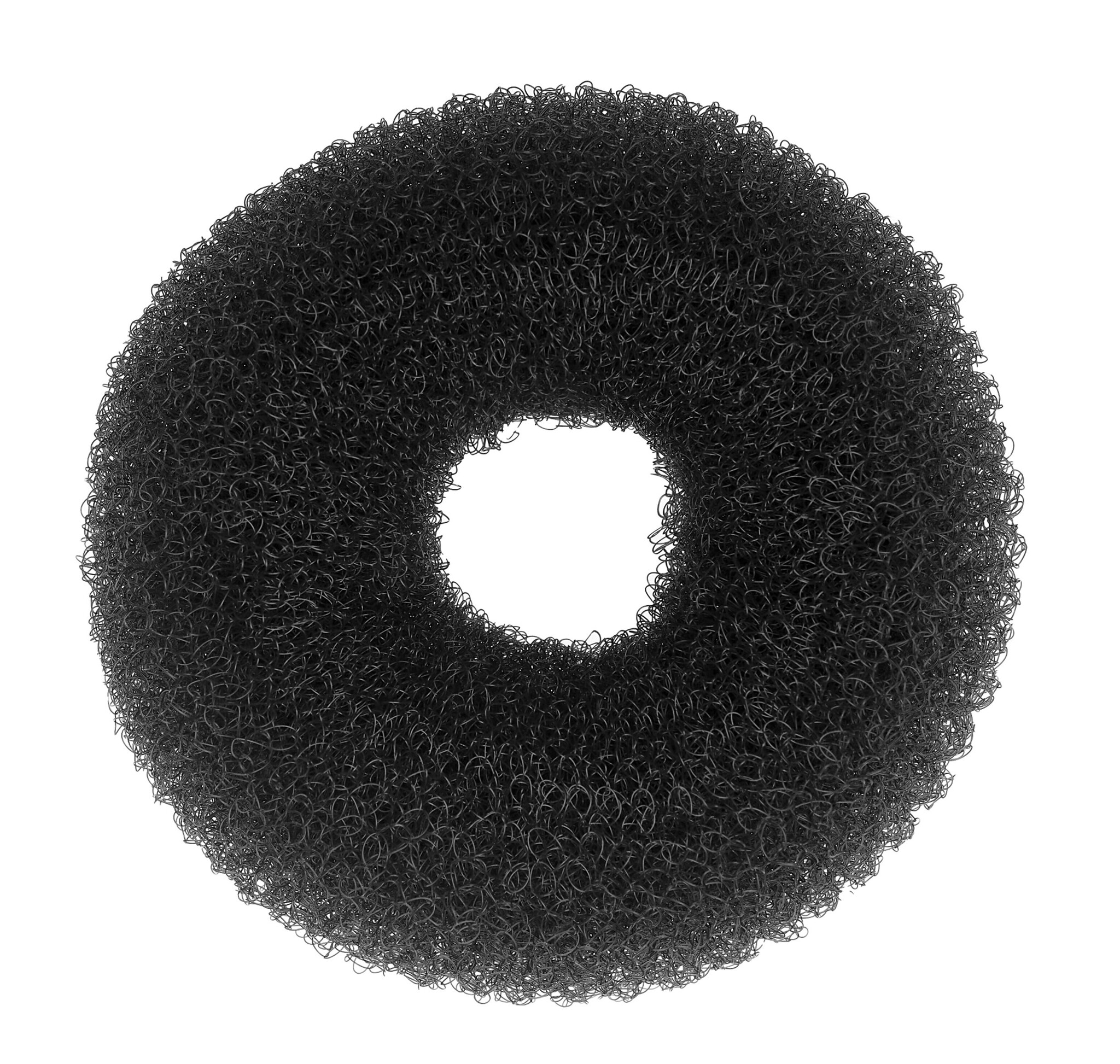 Haardot rond met gat Donker D=8cm