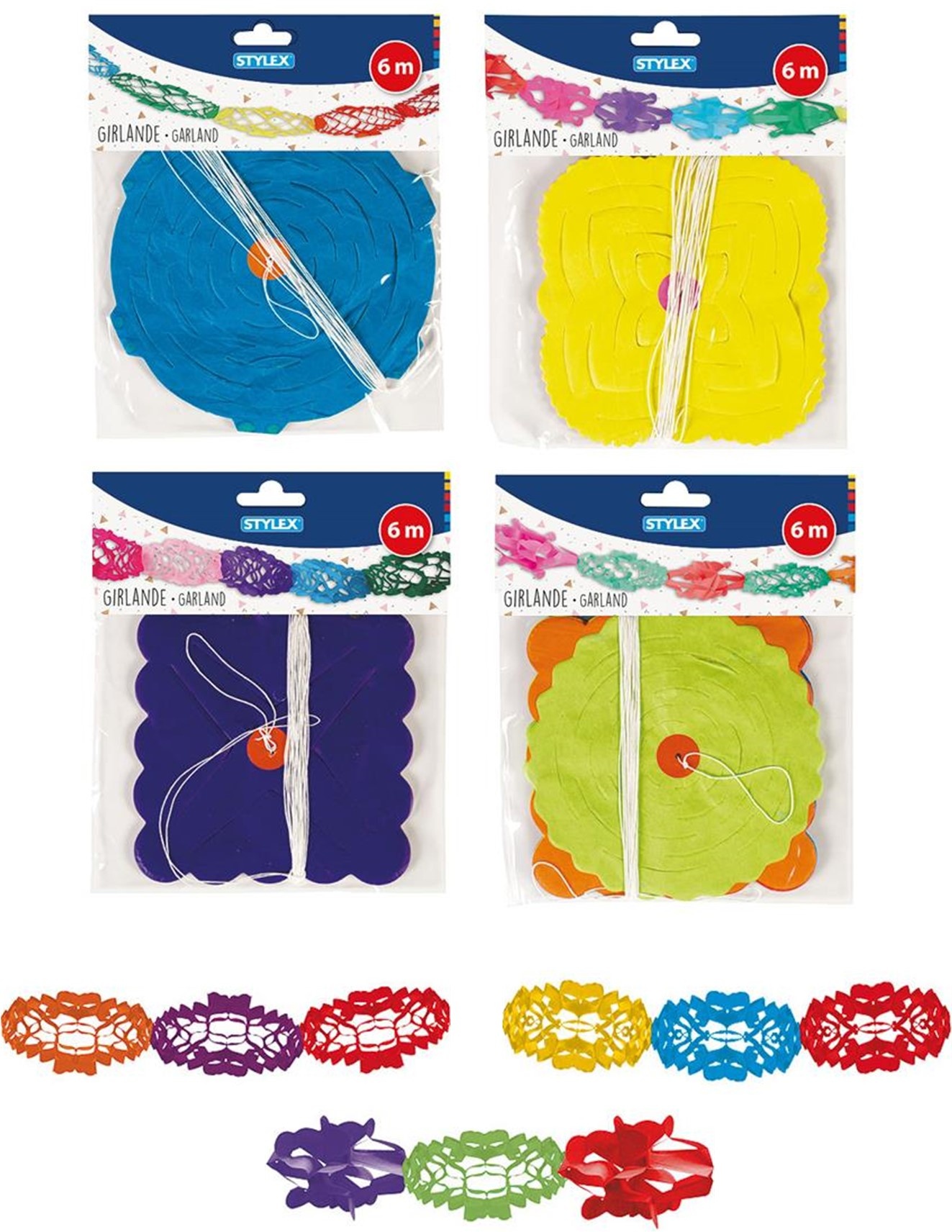Slingers 6 meter 4 assorti