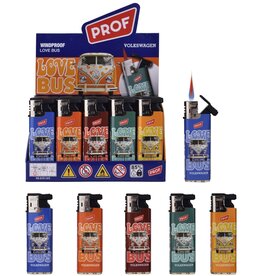 Prof Aansteker VW Bus Love 5 assorti design Windproof