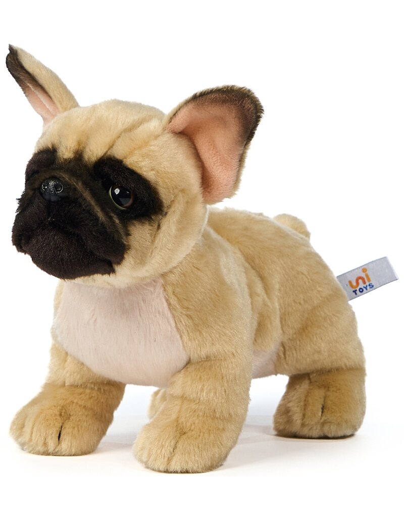 Pluche Franse Bulldog Beige 26cm