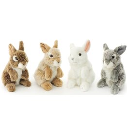 Pluche Konijn Staand 18cm 4 assorti kleur