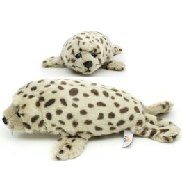 Pluche Zeehond Grijs Gevlekt 32cm