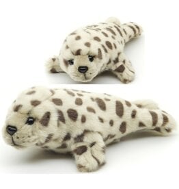 Pluche Zeehond Grijs Gevlekt 22cm