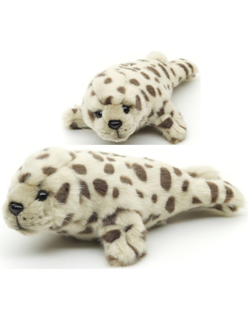 Pluche Zeehond Grijs Gevlekt 22cm