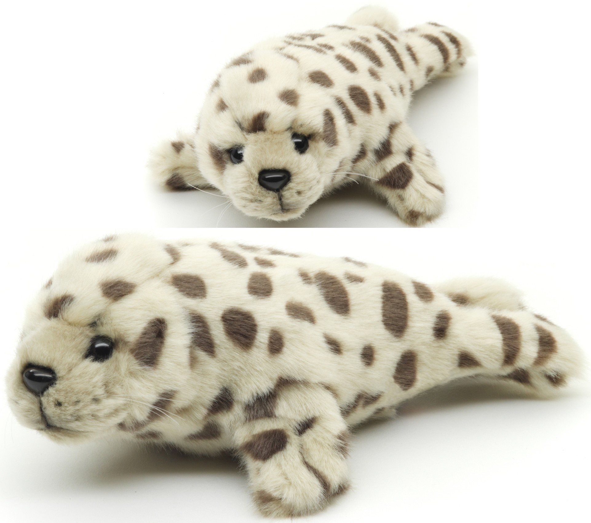 Pluche Zeehond Grijs Gevlekt 22cm