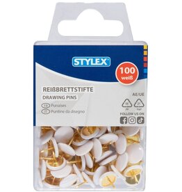 Punaise 100 stuks witte kap