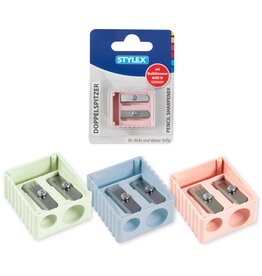 Stylex Puntenslijper 2 stuks op kaart 3 assorti kleur