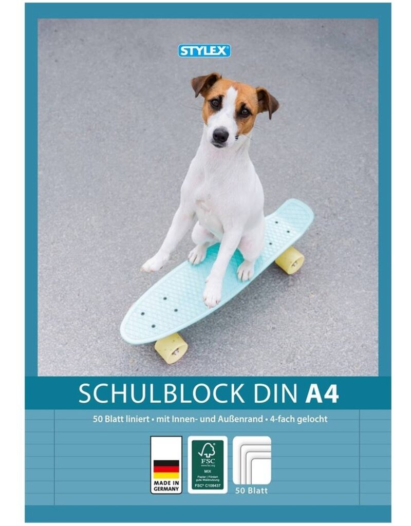 Schrijfblok 50vel A4 21x29.8cm