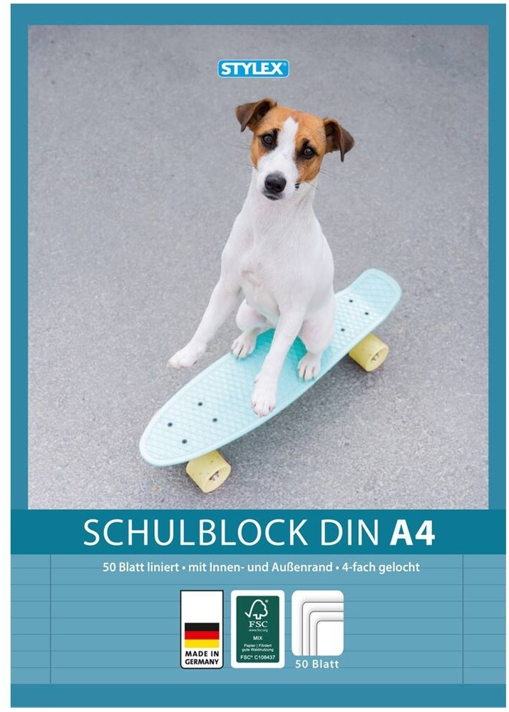 Schrijfblok 50vel A4 21x29.8cm