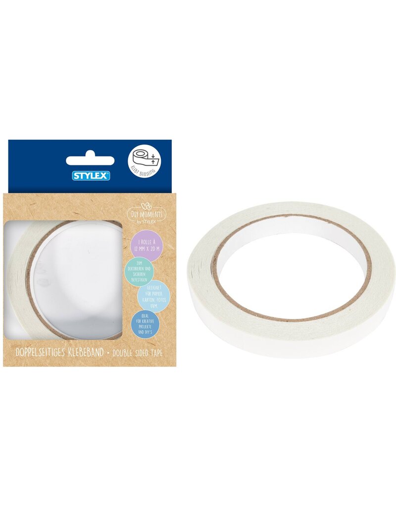 Tape Dubbelzijdig Transparant 12mm × 20meter