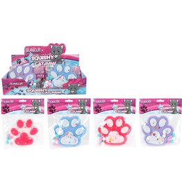Squishy Kattenpoot 12,5cm 4 assorti kleur