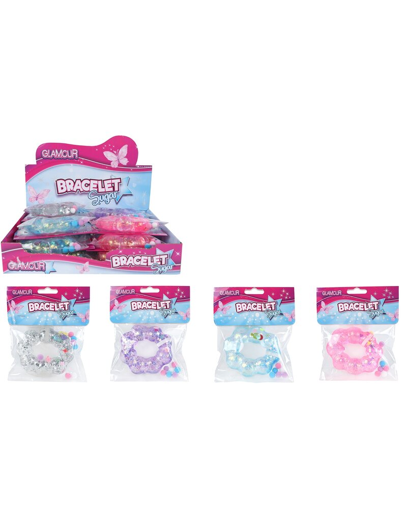 Squishy Sugar Armband 4 assorti kleur