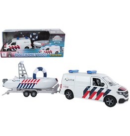 Politie VW Transporter met Boot 29cm
