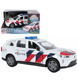Politieauto Volvo EX90 13,5cm met licht en geluid
