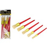 Kwasten set 5-delig rond