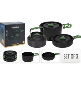 Redcliffs Pannenset Outdoor Aluminium Set van 3 stuks