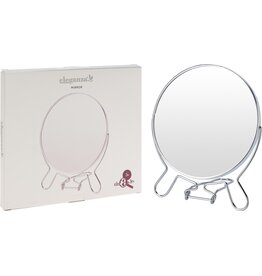 Make Up Spiegel Glas met RVS 14x24cm 2 zijden